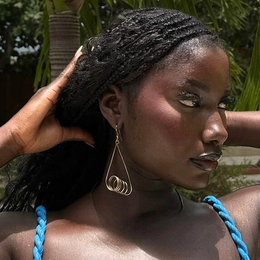 Kanda - Lette spiraløreringer - Håndlaget i Afrika - Kvalitetsmessing