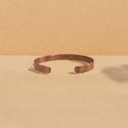 Lengo - Justerbart kobberarmbånd - Håndlaget i Senegal, Vest-Afrika