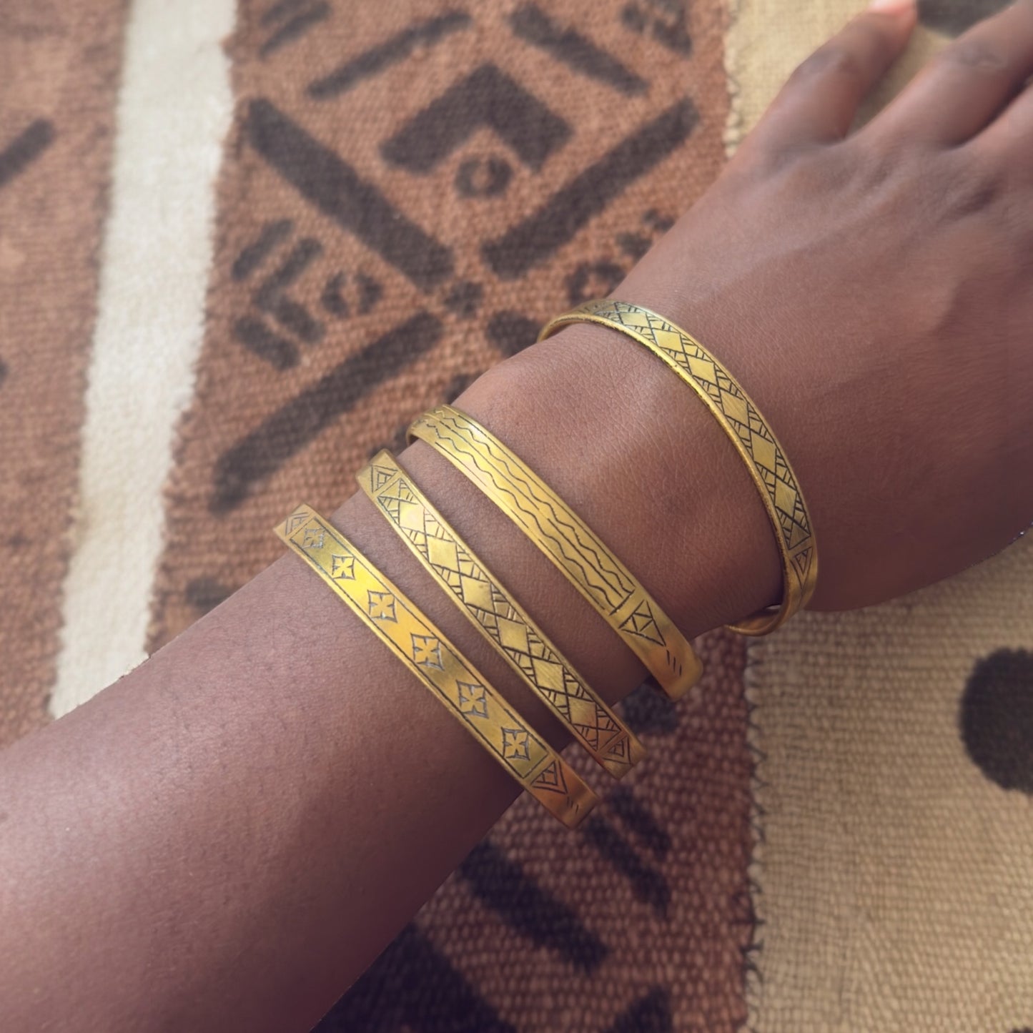Akal - Håndlaget Beber-gravert armbånd - Håndlaget i Afrika